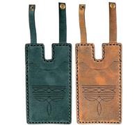 Générique Western Boot Wallet with Snap Strap, Handcrafted Leather Boot Credit Card Holder, with Snap Fastening, for Women Men (A8)