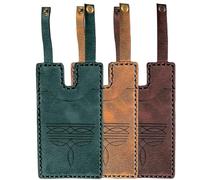 Générique Western Boot Wallet with Snap Strap, Handcrafted Leather Boot Credit Card Holder, with Snap Fastening, for Women Men (B4)