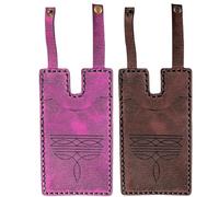 Générique Western Boot Wallet with Snap Strap, Handcrafted Leather Boot Credit Card Holder, with Snap Fastening, for Women Men (A2)