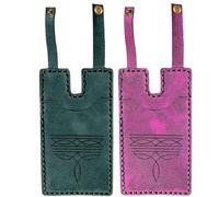 Générique Western Boot Wallet with Snap Strap, Handcrafted Leather Boot Credit Card Holder, with Snap Fastening, for Women Men (A6)