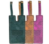Générique Western Boot Wallet with Snap Strap, Handcrafted Leather Boot Credit Card Holder, with Snap Fastening, for Women Men (B5)