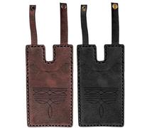 Générique Western Boot Wallet with Snap Strap, Handcrafted Leather Boot Credit Card Holder, with Snap Fastening, for Women Men (A10)