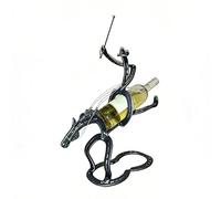 Générique Western Wine Rack - Bottle Holder for Kitchen Bar | Iron Art Material with Funny Decor, Small Storage Display, Countertop Cabinet, Shelf, Pantry, Apartment, Hotel and Restaurant Home Accent