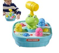 Générique Whack Mole Games Toys - Educational Pounding Toys | Whack Game Mole Developmental Toy Interactive Toy with Hammers Pounding for Aged Over 18 Months