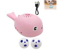 Générique Whale Floating Ball Cat Toy, Cat Ball Toy, New Interactive Floating Balls Cats Toys,Keep Cats Entertained Soccer Balls Pet Toys for All Breeds (Pink-2pcs)