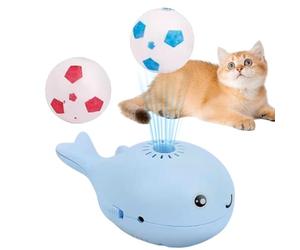 Générique Whale Floating catToy Ball- Interactive Indoor Soccer ballToy, catballToys Indoor Cats, Whale ballcatPlay | Aquatic Themed Catnip Ball, Bathtub Water Play, Multi catHousehold