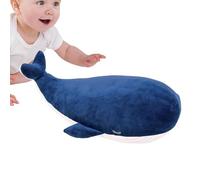 Générique Whale Plush Toy, Hugging Pillow Doll, Skin-Friendly Stuffed Animal for Nursery, Bedroom, Sofa, Or Car, Soft and Cuddly Gift for Kids and Adults, 25x8x8cm, 45x15x15cm Sizes