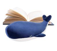 Générique Whale Plush Toy, Soft Hugging Pillow, Skin-Friendly Cartoon Doll, Cute Room Decoration for Nursery, Bedroom, Living Room, Sofa, Car, Desktop Display, for Kids and Lovers Ask C