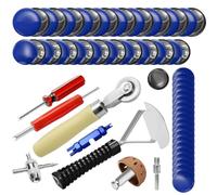 Générique Wheel Patch Kit - Heavy-Duty Tire Tool, Bicycle Puncture Repair | Tire Puncture Repair Kit for Truck Bicycle Motorcycle Changing