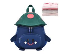 Générique Whimsical Mushroom Shaped Waterproof Mini Backpack Schoolbag