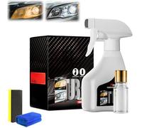 Générique Whimsyard Headlight Restorer, Whimsyard Headlight Cleaner, Automotive Headlights Renewal and Restoration Kit, with Towel and Sponge, Suitable for All Cars (1 Set)