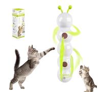 Générique Whirlie Cat Toy, Happy Luna Cat Toy, Whirlie Smart Motion Cats Toys with Worm Design, Interactive Automatic Kitten Plaything, Fun Exercise for Bored Felines, for Hunting, Jumping (1Pcs)