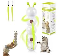 Générique Whirlie Cat Toy - Smart Motion Cat Toy with Worm Design for Indoor Cats, Happy Luna Cat Toys, Interactive Automatic Kitten Plaything, Fun Exercise for Bored Felines (1pcs)