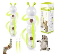 Générique Whirlie Cat Toy - Smart Motion Cat Toy with Worm Design for Indoor Cats, Happy Luna Cat Toys, Interactive Automatic Kitten Plaything, Fun Exercise for Bored Felines (2pcs)