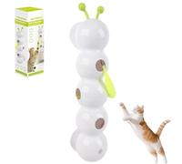 Générique Whirlie Cat Toy, Whirlie Smart Motion Cat Toy with Worm Design, Interactive Teaser with Suction Cup, for Hunting, Jumping, and Interactive Play
