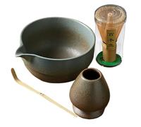 Générique Whisk Set : Tea Whisks Bowl With Spout Scoop and Whisk
