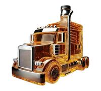 Générique Whiskey Decanter, Half-Truck Liquor Container, 375ml Decorative Bar Bottle, Fun Stopper Display, for Beer, Champagne, Home Bar, Hosting, Parties, Weddings, Birthdays