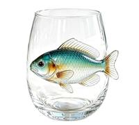 Générique Whiskey Glasses - Lead-Proof Decorative Coastal Cup 350ml