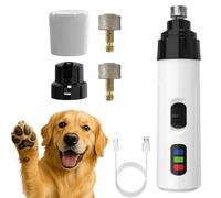 Générique WhisperPaws Pain-Free Nail Trimmer, Rechargeable Quiet 2 Speed Electric Grinder with LED Light, with Replacement Grinding Heads, for Small, Medium and Large Cats and Dogs (1Pcs)