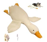 Générique White Duck Dog Toy, 2026 New Large Plush White Duck Dog Toys, Realistic Goose Design Dolls Suitable for Dogs (1.3m)