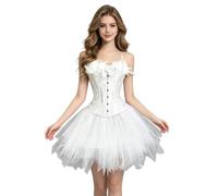 Générique White Swan Outfit - Romantic Character Role-Playing Skirt Set