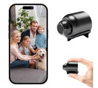 Générique WiFi Caméra Espion 1080P Full HD - Mini Caméra Surveillance sans Fil avec Vision Nocturne 5m, Détection de Mouvement et Angle 140° - Contrôle Temps Réel pour Maison/Bureau