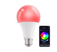 Générique Wifi Light Bulb, App-Controlled Led Bulb, Rgb Smart Bulb, Dimmable Music Bulb, Wireless LED Bulbs for Living Room Bedroom, 16 Million Colors Music Dimmable RGB Light Bulb