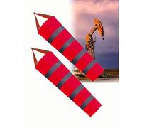 Générique Wind Direction Bag, Waterproof Weather Vane, Rip-Stop Oxford Cloth, Heavy-Duty Wind Measurement Flag, for Oilfield/Chemical(Red,6.6ft)