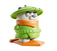 Générique Wind Up Panda Toy - Flying Animal Clockwork Figure, Action Model | Smooth Edge ABS Mechanical Walking Toy for Kids Outdoor Travel Home School Play