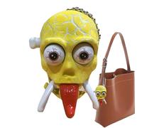 Générique Wind-Up Skeleton Toy, Clockwork Skull Model, 1.69x2.09in Compact Walking Prank Figure, Desk Decoration Gadget, Authentic Lightweight Design for Birthday, Party, Favor