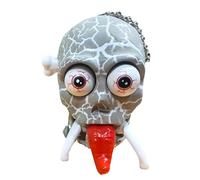 Générique Wind Up Skull Toy, Clockwork Walking Skeleton Model for Stress Relief and Pranks, Fun Pendant Decoration for Birthday Party Favor Desk Display and Halloween Novelty Present 4.3x5.3x6.5cm