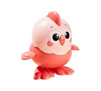 Générique Wind Up Toys for Kids - 8.5x8x8.5cm Kids Jumping Chicken Toy | Funny Interactive Cartoon Hopping Toy | ABS Material, Durable Ƒlip & Crawl Action, Classroom Play, Home Entertainment