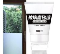 Générique Window Privacy Paint - Frosted Glass Paint, UV Resistant Glassa Frosting | 120ml Water-Based Frosting Paints For wiindow, Waterproof Frosted Glass Varnish For Bathroom, Kitchen, Home Decor