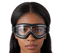 Générique Windproof Cycling Goggles, Comfortable Soft Padding Sunglasses, Dustproof Eyewear Gear for Riding Safety, Racing Sunglasses with Flexible Design, Motorcycle Sports for Women and Men