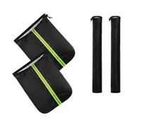 Générique Windscreen Wiper Sleeves - 4PCS Car Glass Covers and Wiper Covers, Windscreen WipeEr CoverRs for Car Side windoOws, Vehicle Freeze Frost Snow Proof Accessories for Trucks Cars SUVs