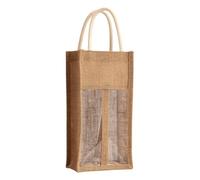 Générique Wine Bag - Linen Bottle Pouch, Reusable Gift Wrap Compartment