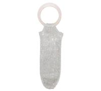 Générique Wine Bag - Rhinestone Mesh Bottle Pouch with Handle, Elegant Wine Carrier, Decorative Gift Bag, Reusable Bottle Holder, Storage, Stylish Party Accessory, Champagne and Tote, Carryi
