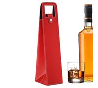 Générique Wine Bottle Bag | PU Leather Single Bottle Champagne Beer Tote