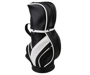 Générique Wine Bottle Bag, Single Bottle Cooler Carrier with Multiple Storage Pockets, 12.99x4.72x4.72 inches Insulated PU Leather Tote for Beach, Golfers, Parties, Travel, and Outdoor Use