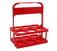 Générique Wine Bottle Carrier - 1pc Reusable Milk Bottle Organizer Stand, ABS Foldable Beer Bottles Storage Stand, Folding Wine Bottles Holder with Handle for Milk, Juice, Coffee, Beer