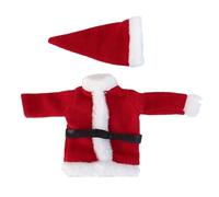 Générique Wine Bottle Cover for Holiday, Christmas Wine Bottle Accessory, Reusable Christmas Wine Bottle Cover, Wine Bottle Dress for Christmas, Seasonal Wine Bottle Cover, Red and White Christmas