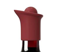 Générique Wine Bottle Stopper & Pourer | Reusable Silicone Corker with Pouring Spout for Wine, Beer, Olive Oil, Champagne, and Other Beverages - Ideal Home Bar and Kitchen Tool