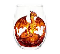 Générique Wine Glass - Stemmed Drinking Glass | Clear Crystal Style Goblet