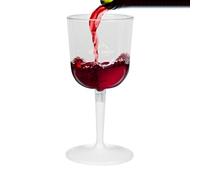 Générique Wine Glasses for Travel, 32x4.1inches, Unbreakable Picnic Wine Glass Detachable, Black and White Resin Lightweight Wine Glasses with Stem, for Outdoor and Travel