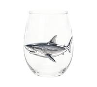 Générique Wine Glasses - No Stem 400ml Sea-Themed Novelty Glassware