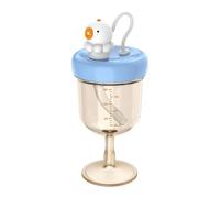 Générique Wine Sippy Cup - Spill-Proof Hydration & Transition Training, Novelty Design Shape, 8cm X 9cm X 18.7cm + Measured Scale, High ABS Polymer Vessel - For & Nursery Use