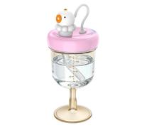 Générique Wine Sippy Cup - Spill-Proof Hydration & Transition Training, Novelty Design Shape, 8cm X 9cm X 18.7cm + Measured Scale, High ABS Polymer Vessel - For & Nursery Use