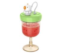 Générique Wine Sippy Cup | Spill-Proof With Scale & Straw | Kids Goblet Cup For Age Over 12 Months | For Home Daily Travel Outdoor Camping Picnic Daycare Nursery