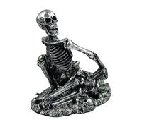 Générique Wine Stand, Gothic Skull Wine Rack for Halloween Decor, Skeleton Resin Bottle Holder Display for Kitchen Counter Or Living Room PartyAccessories and Spooky Home Decoration Use