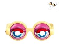Générique Winking Blinking Glasses with Googly Eyes, Funny Novelty Costume Accessory for Halloween Parties, Carnival Performances, Prank Toy for Adults